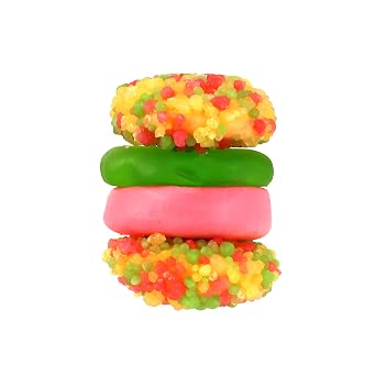 Frankford SpongeBob SquarePants Candy Coated Krabby Patties Gummies, 3 Bags