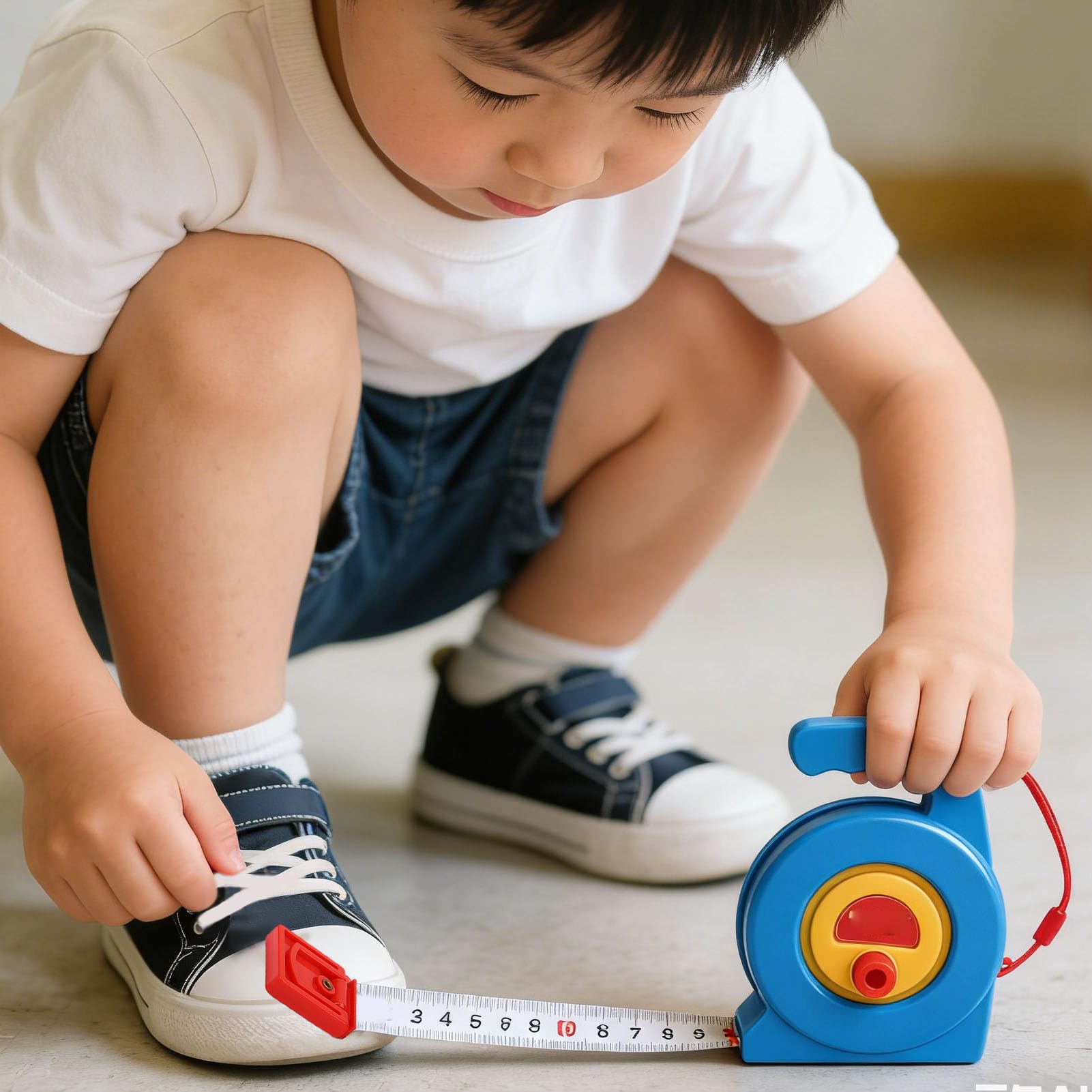 Cinta métrica para niños, cinta métrica retráctil con mango ergonómico de 100cm para medición artesanal de estudio de matemáticas
