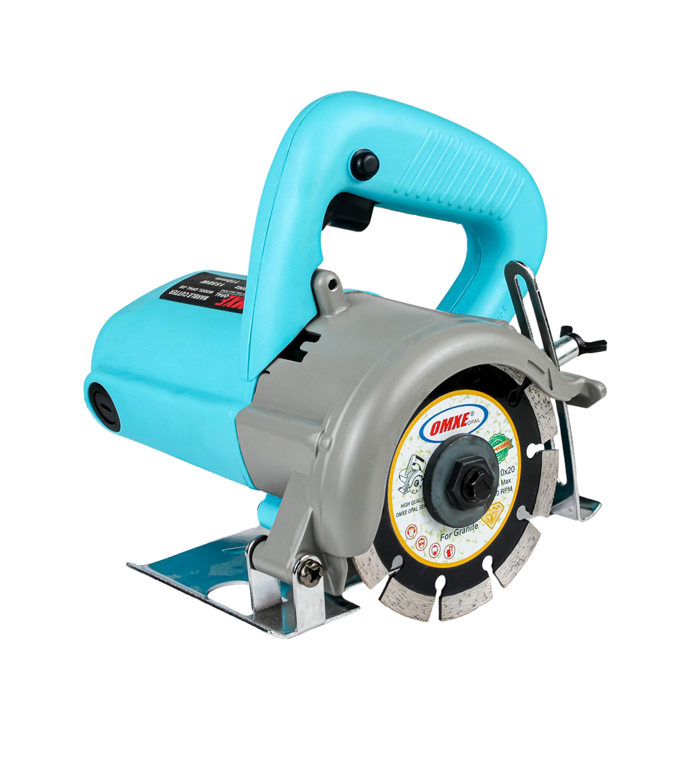 OMXE 1550W Marble Cutting Machine 4" | Tiles Cutter Machine Corded Electric 4-inch (110mm) Disc | 11000 RPM Electric Cutter Machine | Wooden Ply Cutter Machine | Stone Cutting Machine (Cyan & Black) (B0CK2FFPPS) Amazon Price History, Amazon Price Tracker