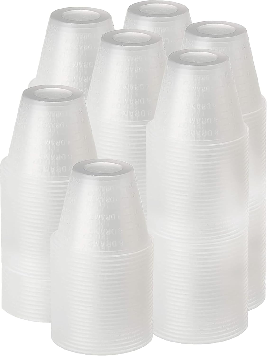 [2000 Count - 1 oz.] Perfect Stix Disposable Graduated Plastic Medicine Cups - For Mixed Pills, Medication Measuring, Resin Mixing, Mouthwash