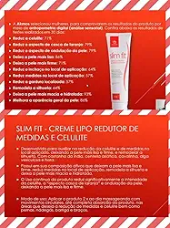 Creme Lipo Redutor Medidas Celulite Estria Slim Fit Akmos