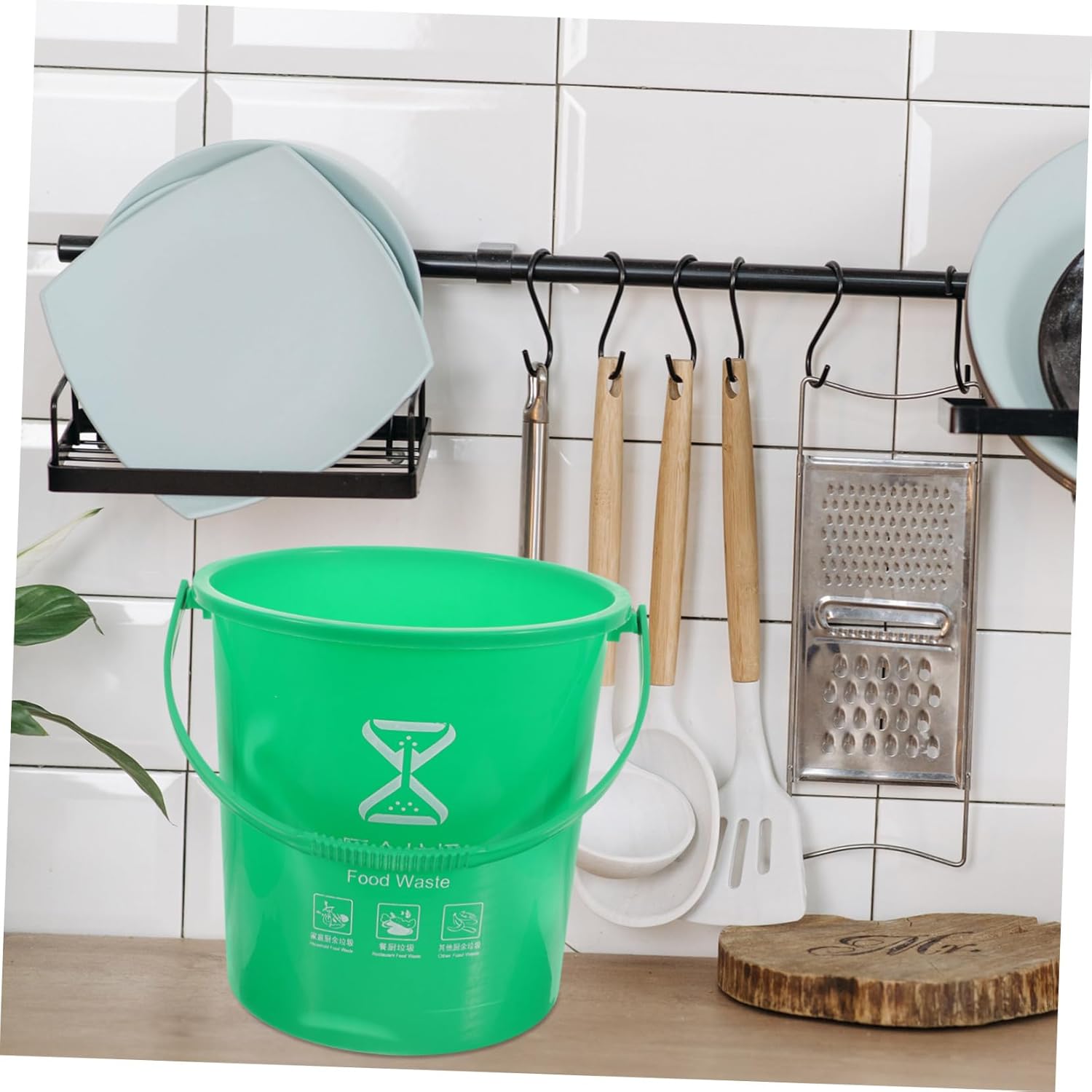 Garbage Cans for Kitchen Organic Waste Bin Kitchen Trash Can Compost Bin