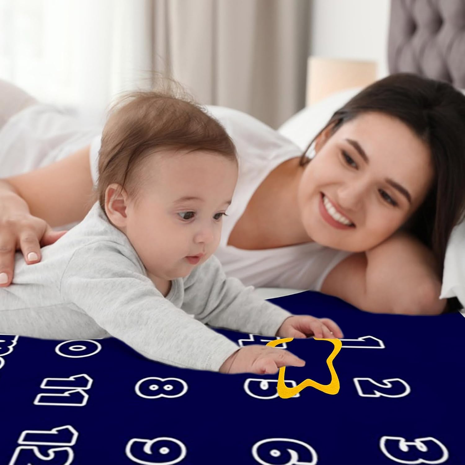 Baseball Baby Monthly Milestone Blanket for Baby Boy Competitive Sports Theme Decor Photography Background Newborn Growth Record Prop Blanket 60 "x40 with Frames
