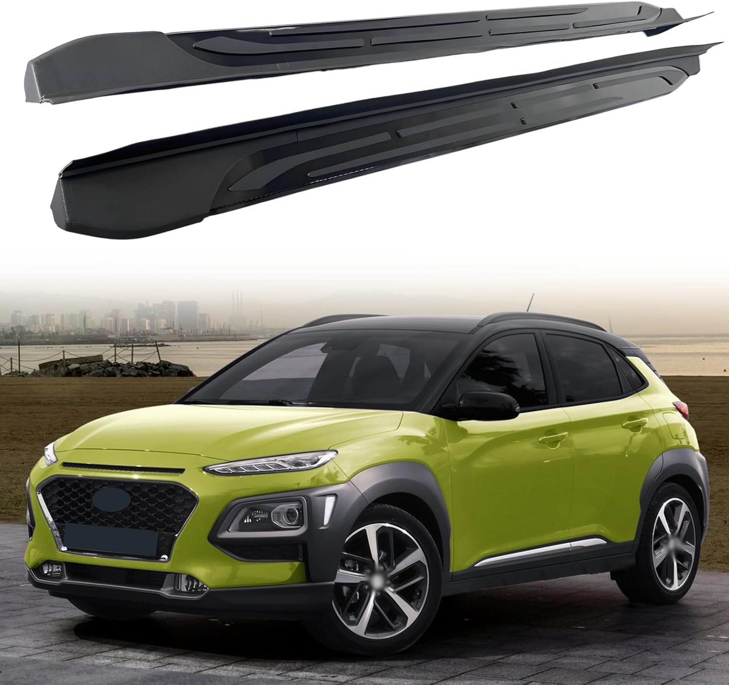 Running Board Side Step Pedals Nerf Bar Fits for Hyundai Kona 2018-2022