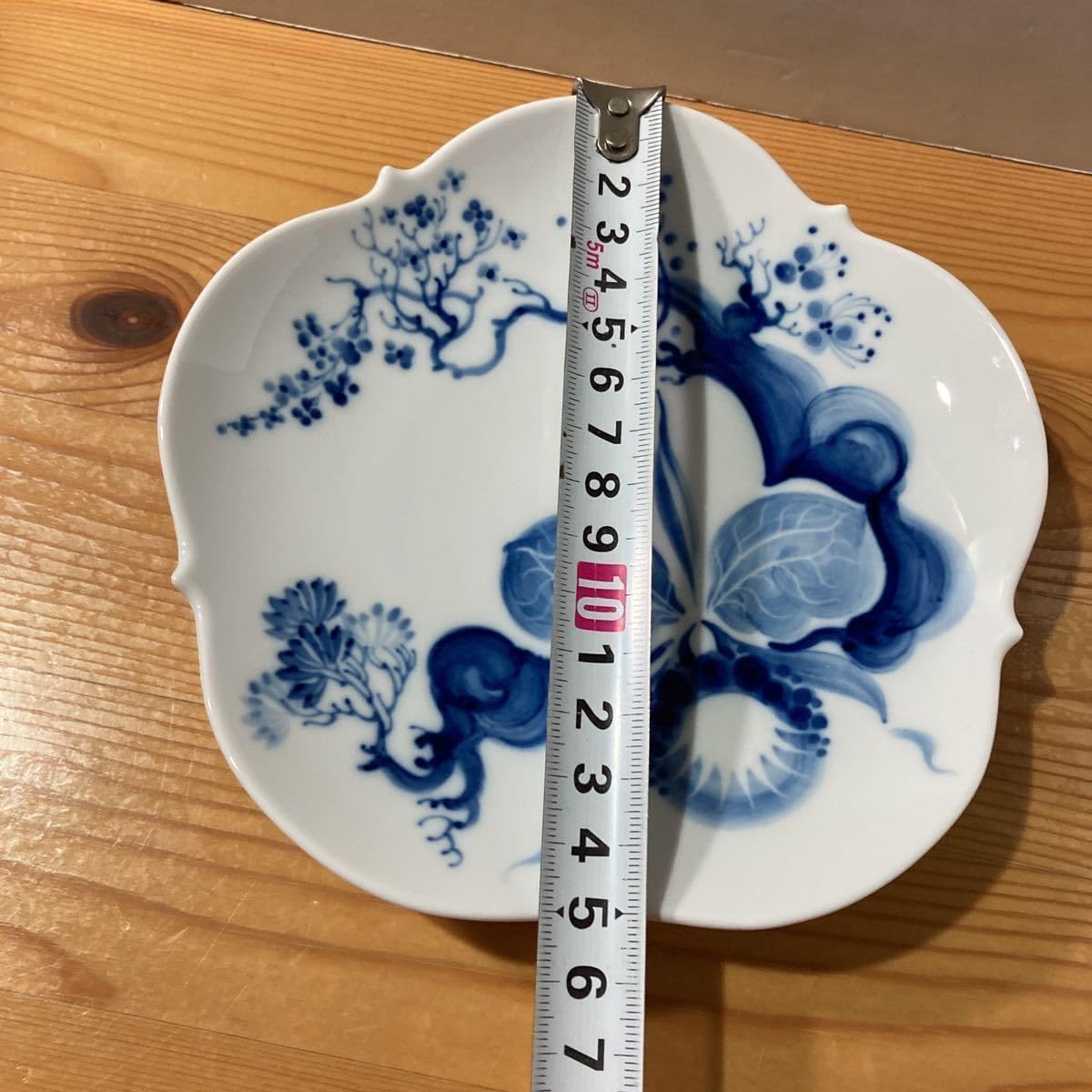 ④マイセンブルーオーキッドプレート2枚