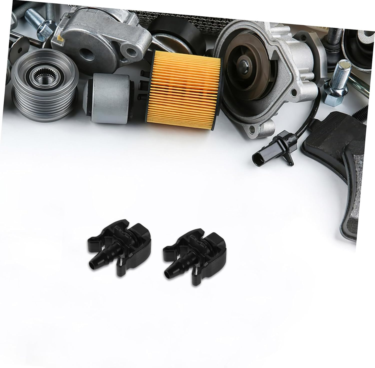 2Pcs Radiator Thermostat Connector Fitting Quick Connect Auxiliary Water Tank Hose for Car System Fit for Efficient Performance