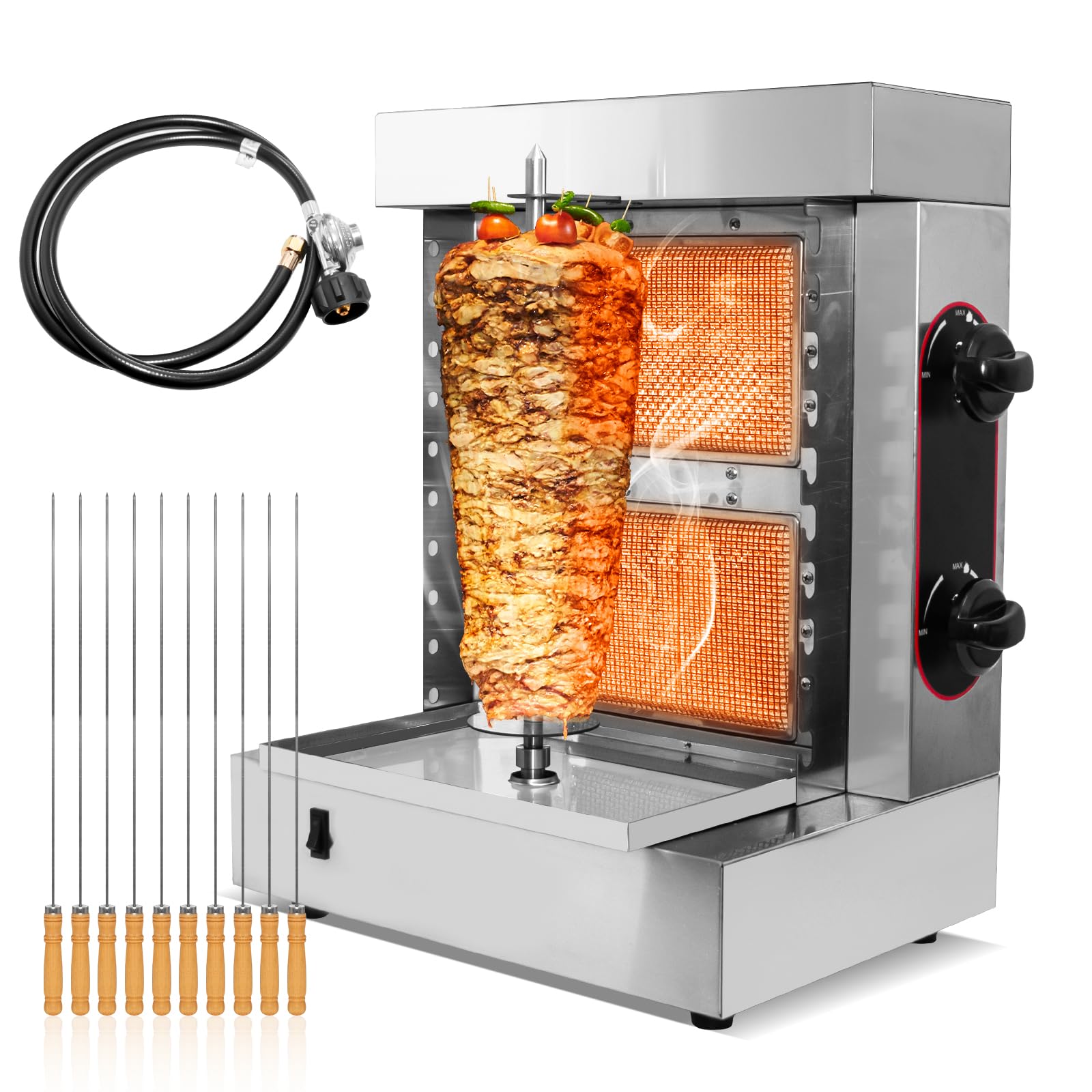 Rete Per Bruciatore Kebab Archway – Coperchio In Acciaio Inox Per Girarrosto
