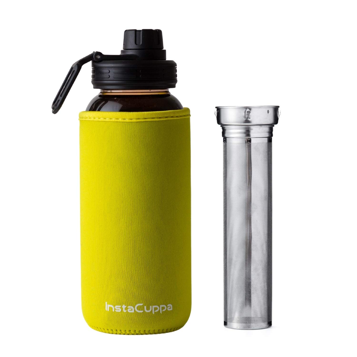 See full amazon price history chart for InstaCuppa Borosilicate Glass Water Bottle 650 ML with Innovative Time Markings, BPA Free, Wide Mouth Sports Sipper Lid with Carrying Loop, Removable Neoprene Silicone Sleeve, Pink InstaCuppa Borosilicate Glass Water Bottle 650 ML with Innovative Time Markings, BPA Free, Wide Mouth Sports Sipper Lid with Carrying Loop, Removable Neoprene Silicone Sleeve, Pink (B093SQ9NRF) Amazon Price History, Amazon Price Tracker