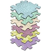 Muffik Baby Pastel Set - 0-3 Years Old Baby Sensory Development Mat - 6-Piece Orthopedic Activity Mat - Tummy Time Support Mat - Physiotherapy Mat