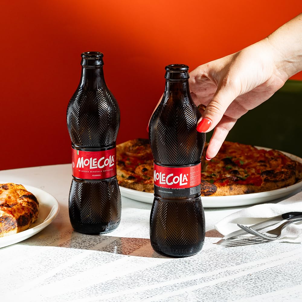 Mole Cola Classica -Die beliebte Cola aus Italien 330ml (24 Flaschen)- Inkl. Haus der Biere Berlin Bierdeckel
