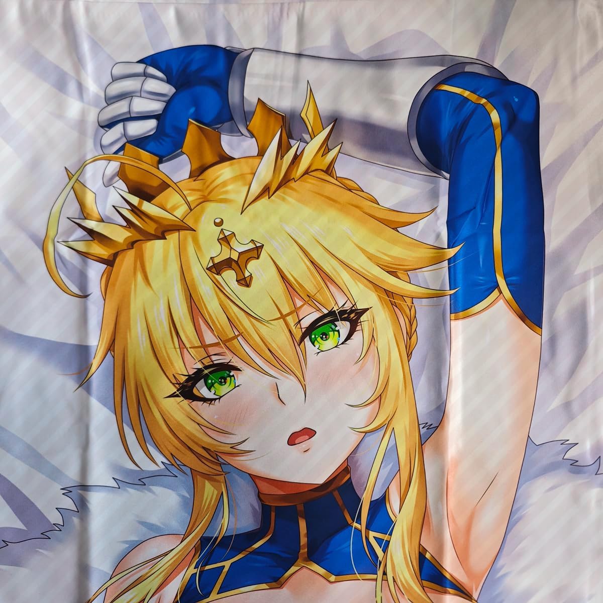 MISAKI1987 Fate Saber Artoria Pendragon Anime Girl Dakimakura Hugging Body Pillow Case Cover 150cm X 50cm (Peach Skin)