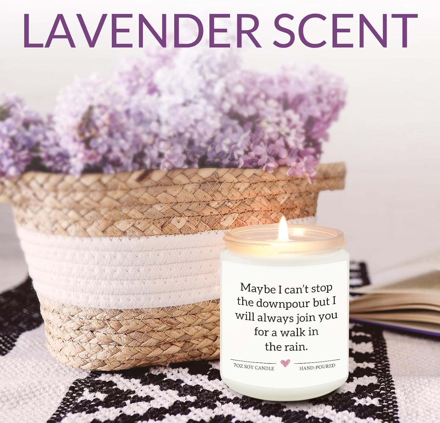 Thinking of You Gifts for Women Men Couple, Thoughtful Valentines Gifts for Friends Female People with Depression Sympathy Bereavement Feel Better Comfort Get Well Soon Sentimental Valentines Gift - Image 3