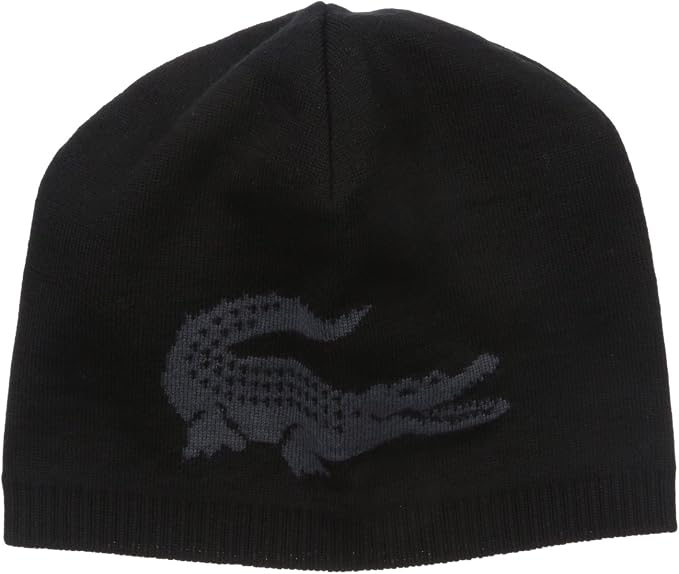 Jacquard Crocodile Wool Beanie 