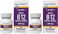 Vista 9 de Superior Source Ráfaga de energía rápida de vitamina B12 (100 tabletas)