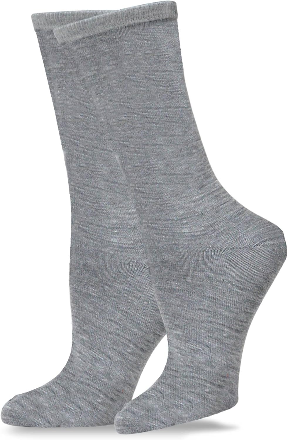 Cute Fun Novelty Dress Casual Argyle Stripe Floral Scallop Hearts Socks for Women Size 9-11 6pair 12pair School Socks