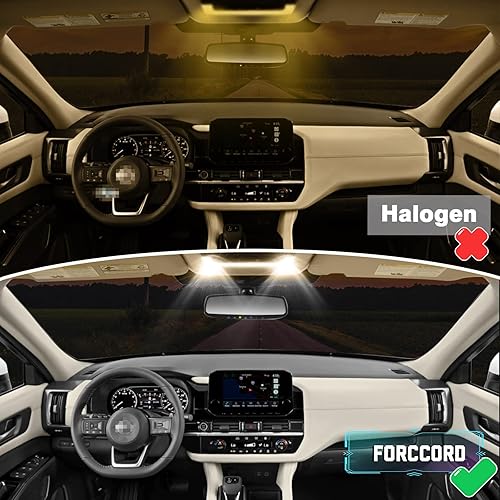 Miniatura 3 de Luces LED interiores para Nissan Pathfinder R53 de 5 generación 2022-2025 2026, paquete de bombillas LED para accesorios, 6500 K, luces blancas