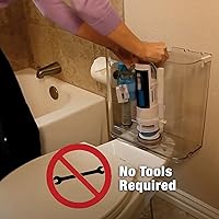 Vista 7 de Danco HC630 Kit de reparación de válvula de llenado de inodoro HC630T, 3.3 x 3.3 x 12.8 pulgadas, azul