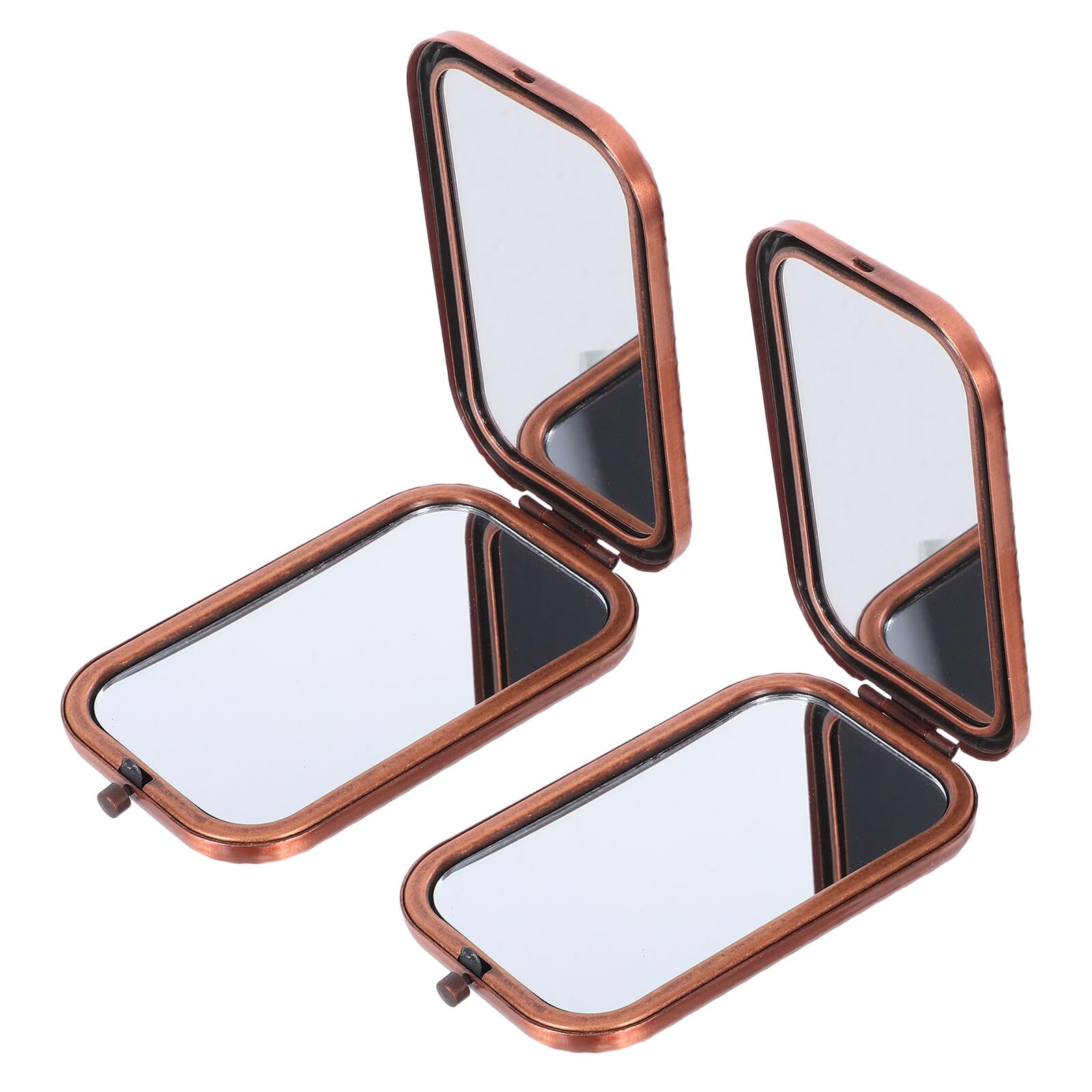 Miroir de maquillage portable pliant pour corriger son teint en voyage
