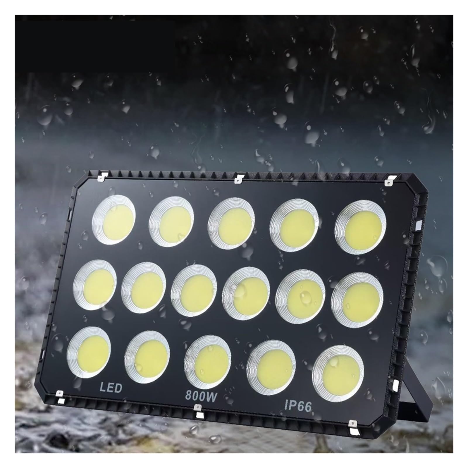 LED Strahler Außen, Flutlicht Außenbeleuchtung 100W 300W 600W 1000W Hochleistungsprojektor Außenwand Bäude Garten Bäume Lampe Quadratischer Strahler(6000 K,300W Floodlight)