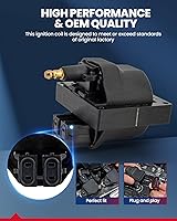 Vista 2 de Bobina de encendido KAX D503A, Compatible con C1500, K1500, S10, K2500, Corvette, Caprice, C2500, G20, Camaro, Astro, S10 Blazer, K1500 Suburban