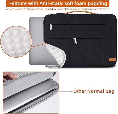 Miniatura 10 de KINGSLONG Funda protectora para laptop de 16 pulgadas para hombres y mujeres, funda protectora para computadora Apple 2019-2021 MacBook AirPro