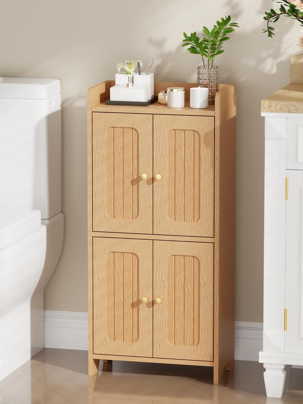 BEWISHOME Small Floor Cabinet - accent furniture | Mubboo