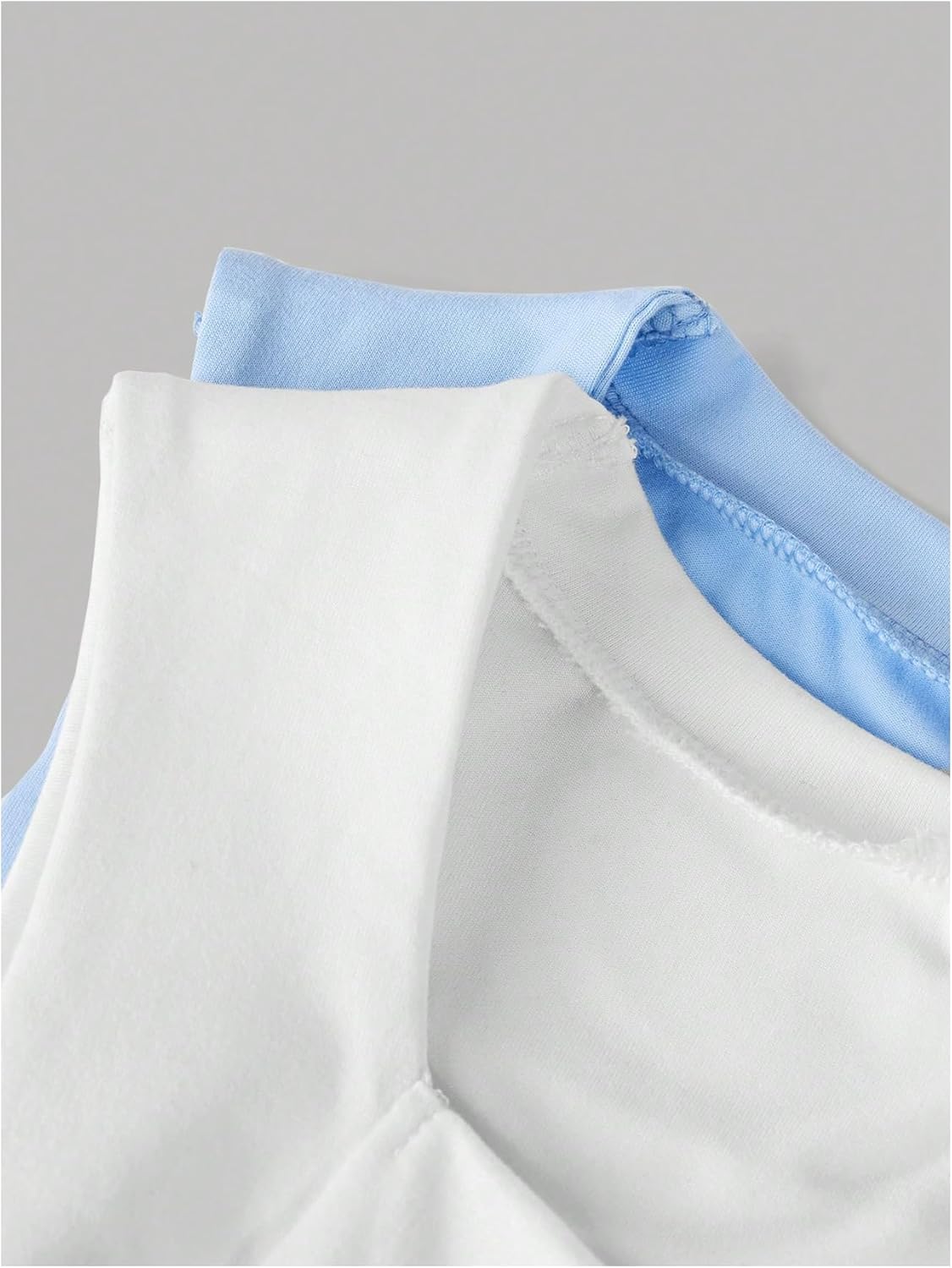 SOLY HUX Girl's Tank Tops Cute Ruched Crop Top Shirts Camisole 2 Piece Trendy Summer Clothes for Teen Girls