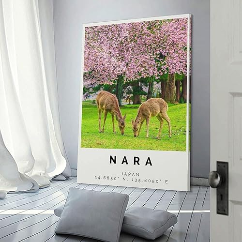Miniatura 3 de Arte De Pared De Nara, Decoración De Fotos De Nara, Impresión De Viaje De Regalo De Nara, Canvas Wall Art Print Poster For Home School Office Decor