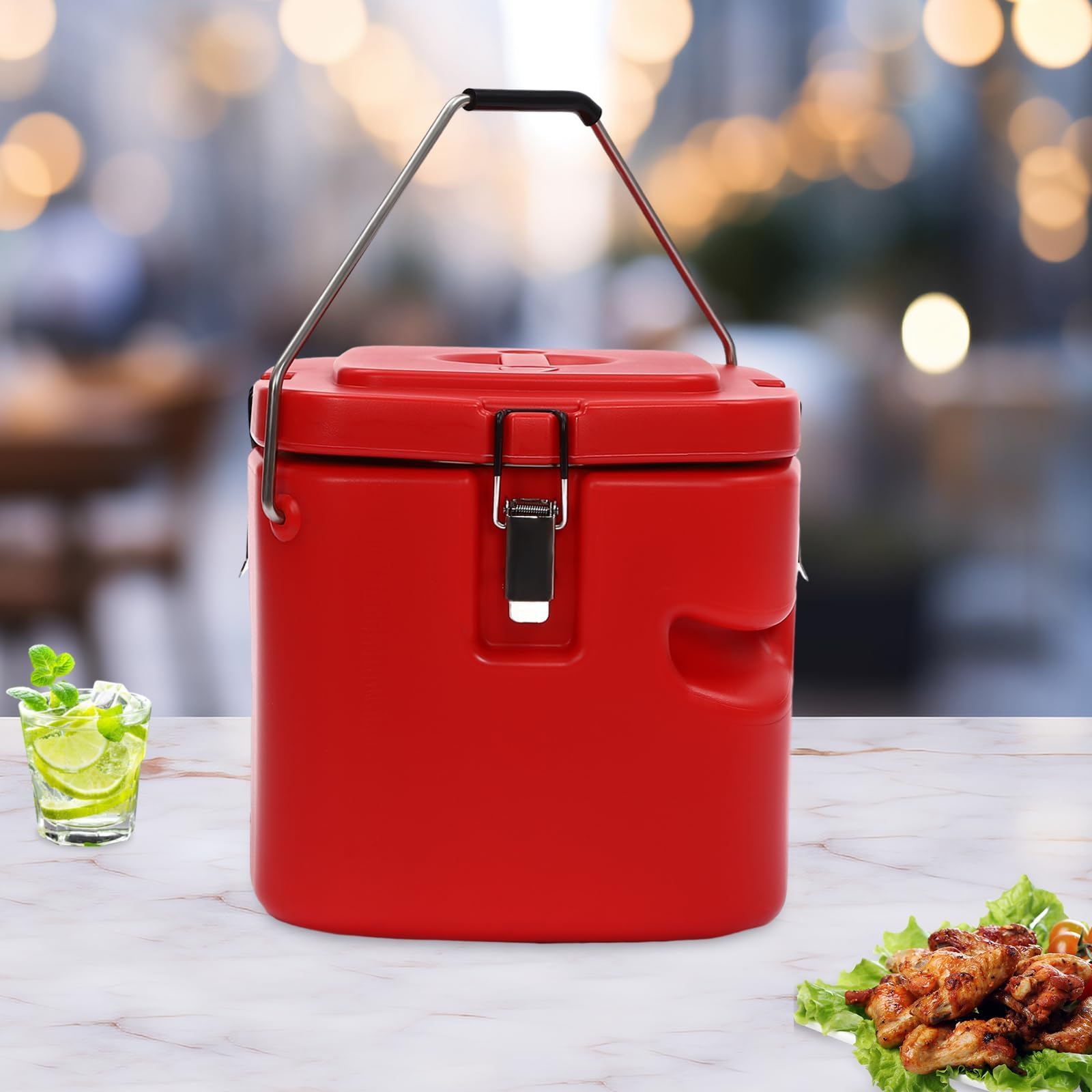 Amazon｜断熱食品コンテナ ポータブル食品スープウォーマー ハンドルと