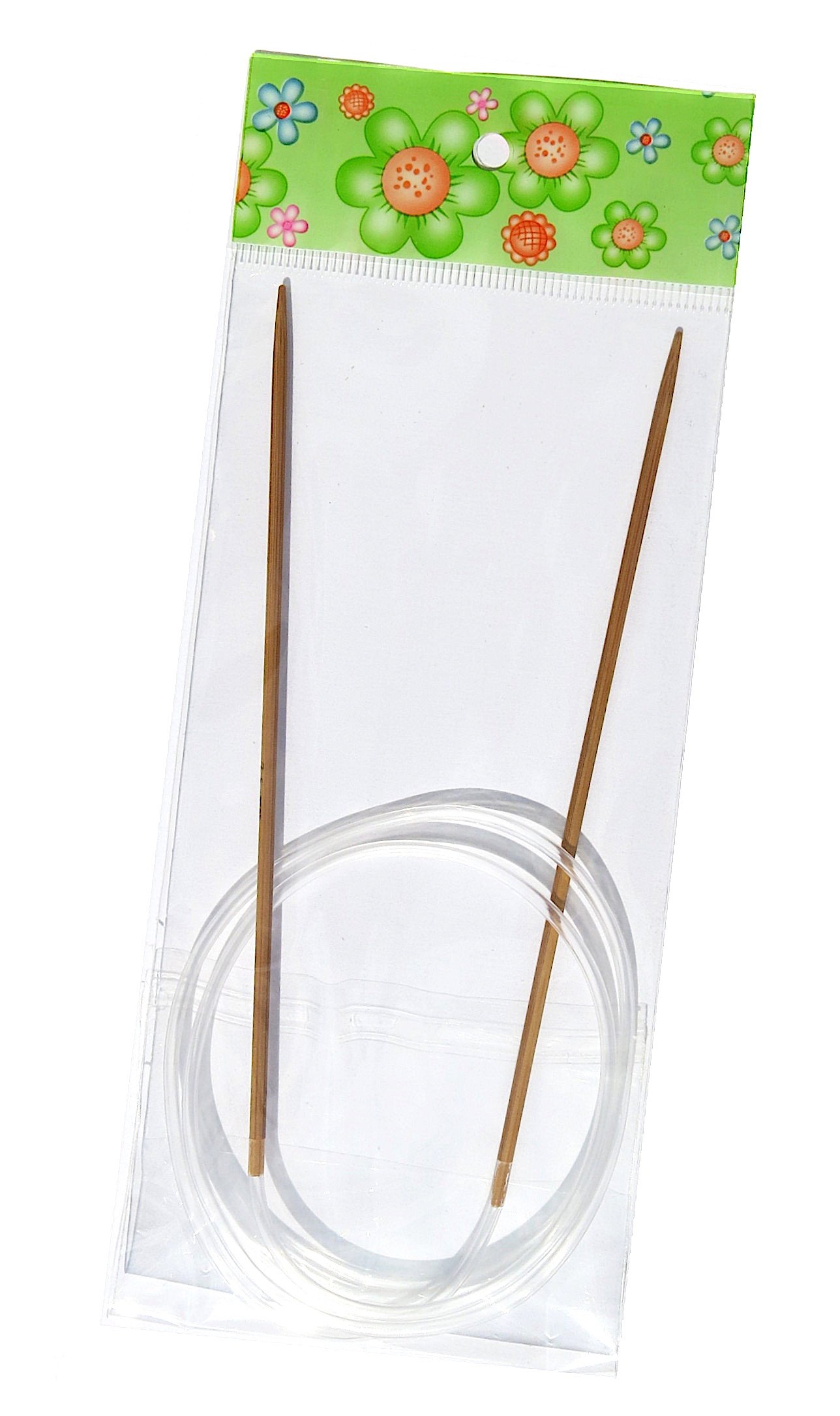 Adf Tm Carbonized One Pair 32'' (80Cm) X 2.5Mm Bamboo Circular Knitting Needles