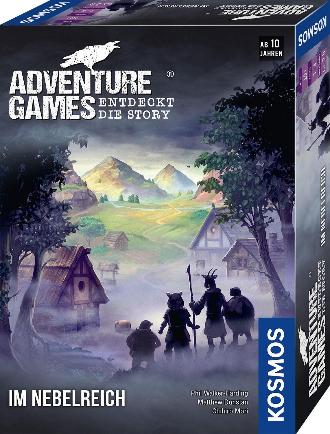 Kosmos 695194 Adventure Games - In the Mist Kingdom, Discover the Story, Exciting Fantasy Adventure Game, Cooperative Board Game for 1 to 4 Players from 10 Years