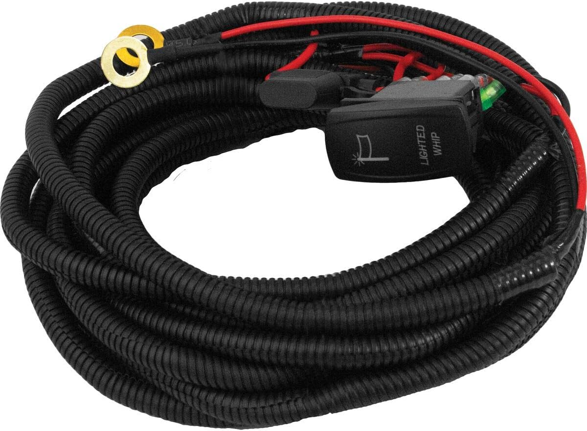 Dragonfire Racing LED Whip Wiring Harness (4 Seater/Single Light)
