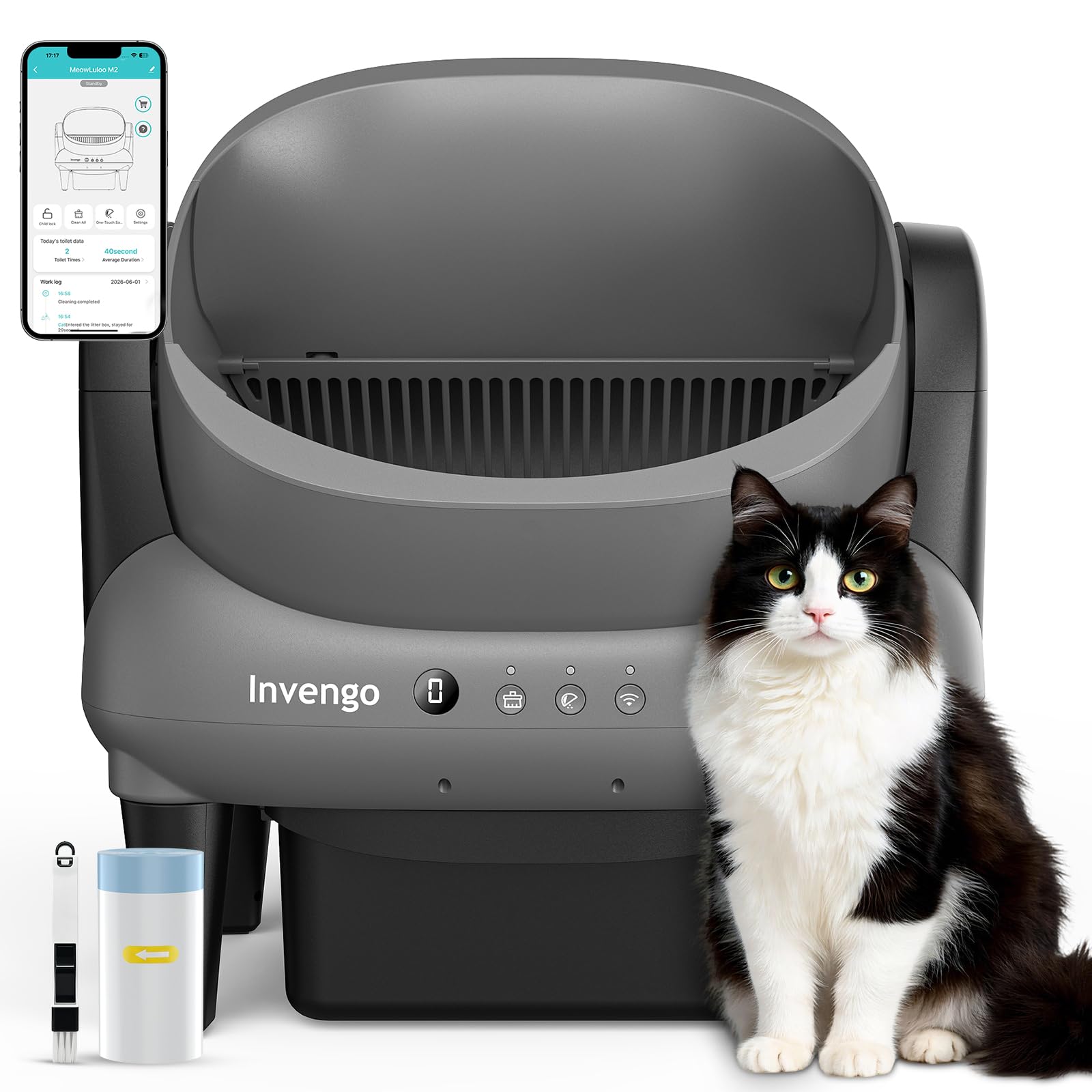 Invengo Automatic Self-Cleaning Cat Litter Box
