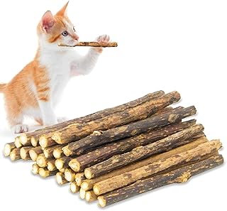 SAVING NOW Catnip Sticks 30 Pcs Matatabi Cat Stick Catnip Chew Sticks Pet Kitten Cleaning Teeth Healthy Care Organic Silver Vine Bully Sticks Ecological Toothbrush Dental Treats Molar Chew Toy