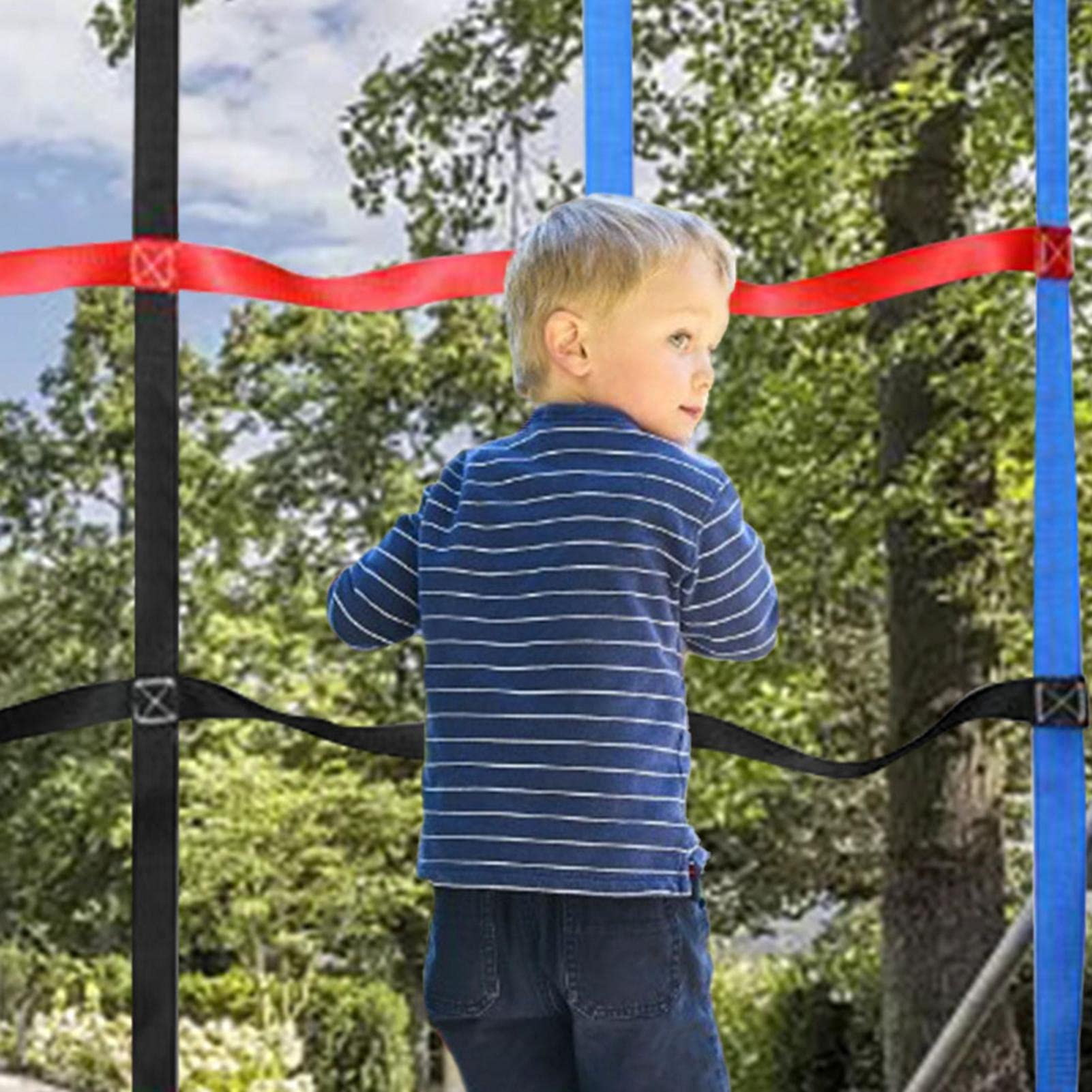 Buy yubin Colorful Climbing Cargo Net, 1.45x1.85m Outdoor Backyard Play