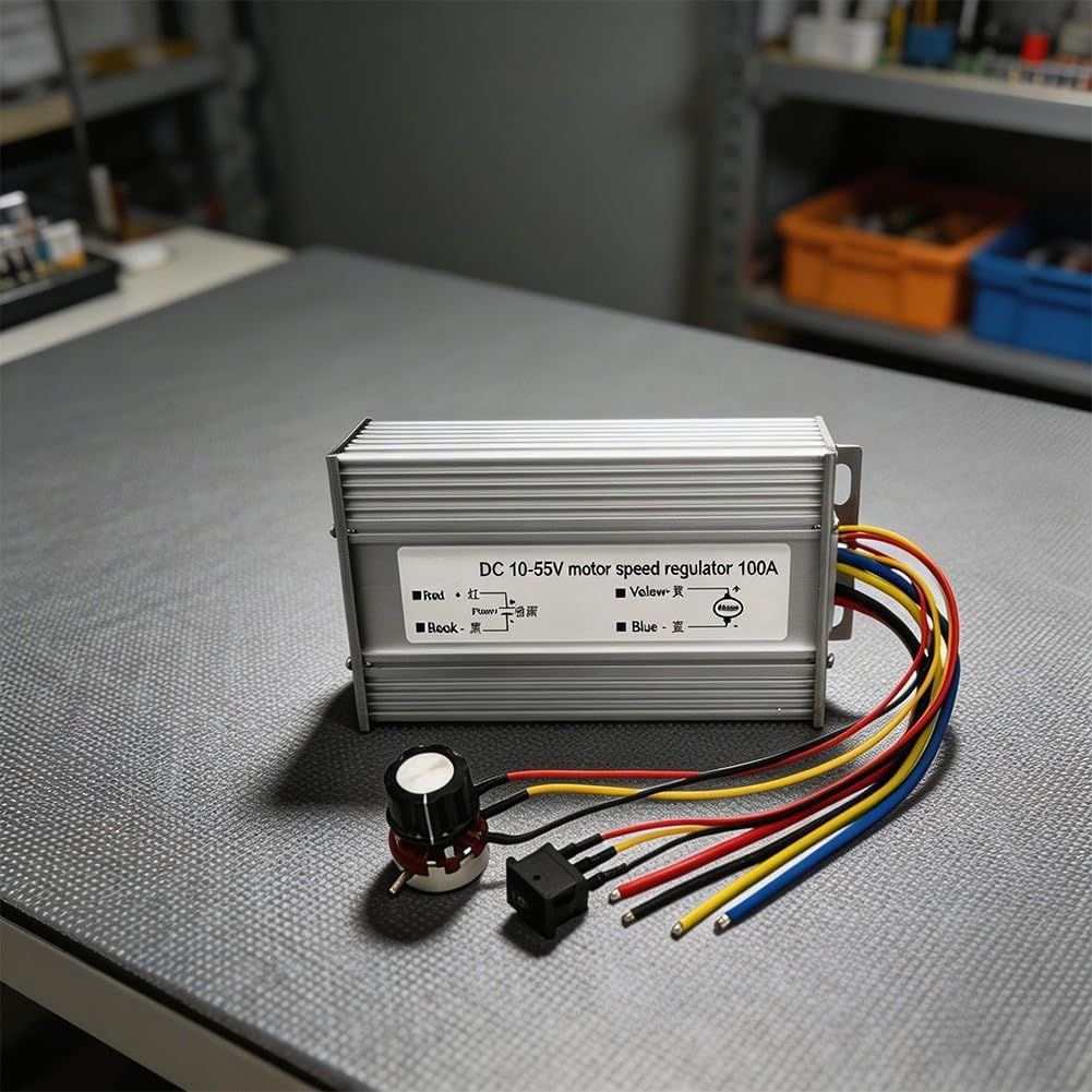 Driver motore DC in alluminio, 100 A, ponte H, potenza industriale