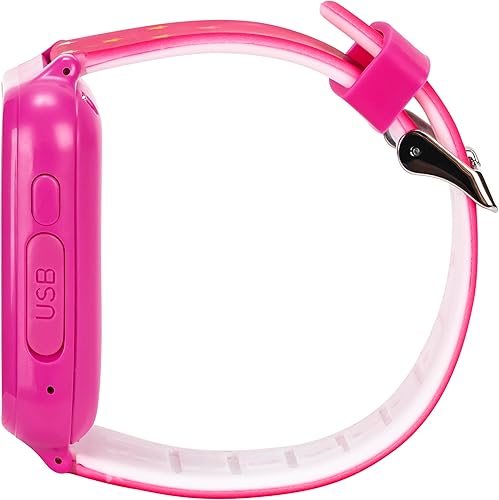 Miniatura 8 de Barbie - Reloj inteligente para niños, pantalla táctil interactiva con juegos, cámara selfie, rastreador de pasos, alarma y elegante correa de