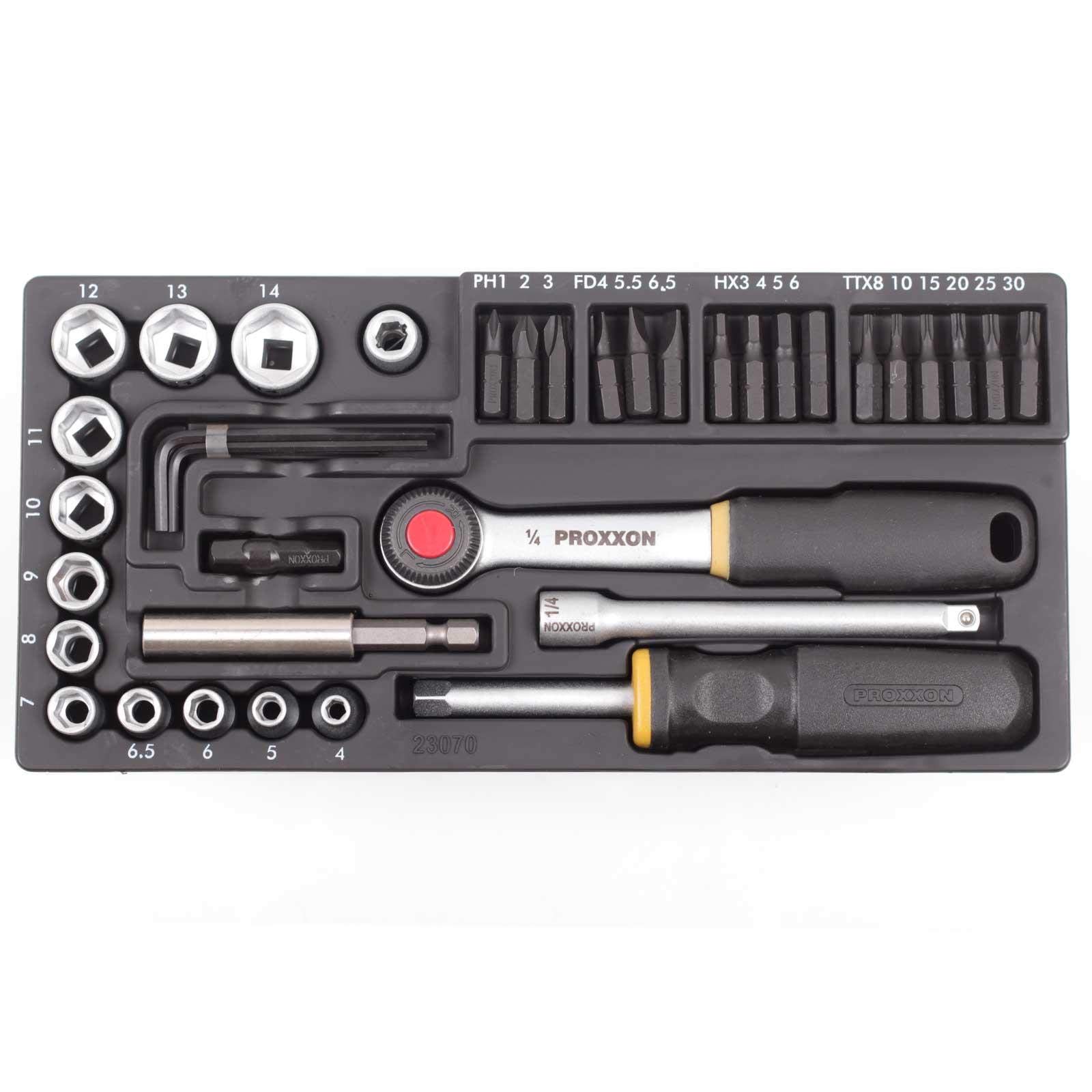 Proxxon 23070 Zestaw Gniazd 39 Sztuk