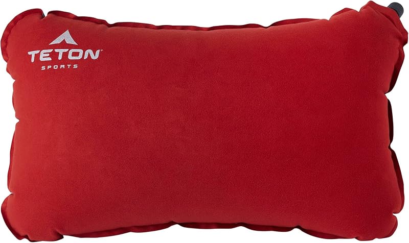Almohada inflable para campamento Teton; Ideal para viajar, acampar y hacer mochileros; Lavable
