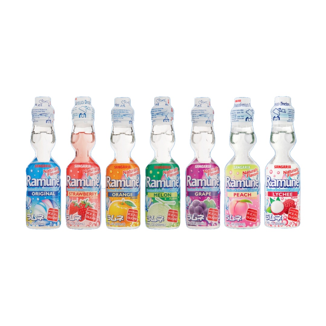 Amazon.com : Sangaria Ramune Japanese Soft Drinks, Marble Soda