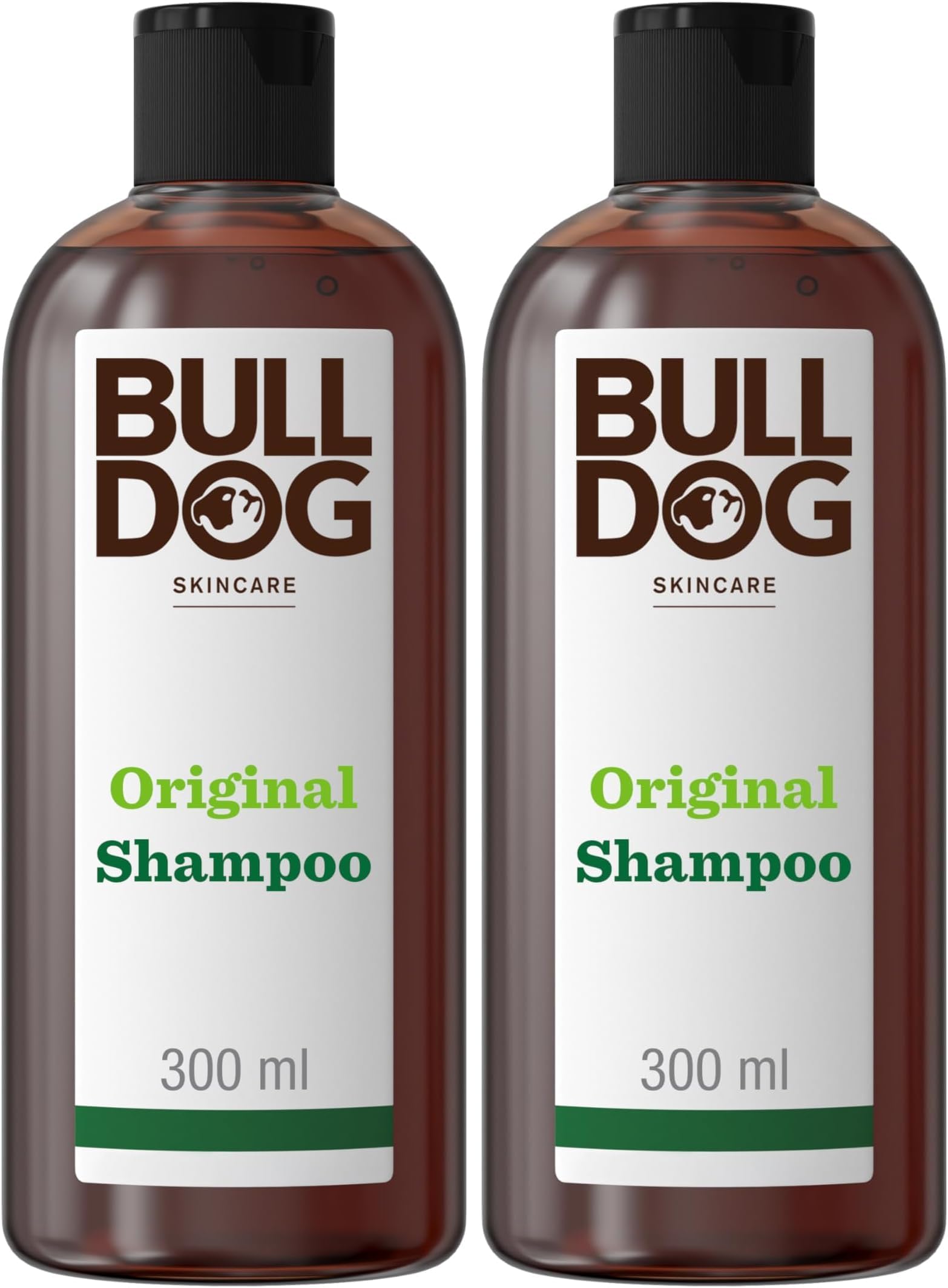 Bulldog Skincare Original Shampoo, 300 ml (Pack of 2)
