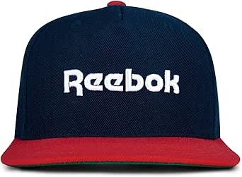 Reebok(リーボック) オリジナルモダンフラットブリムキャップ 調節可能なスナップバック付き 男女兼用 (フリーサイズ)