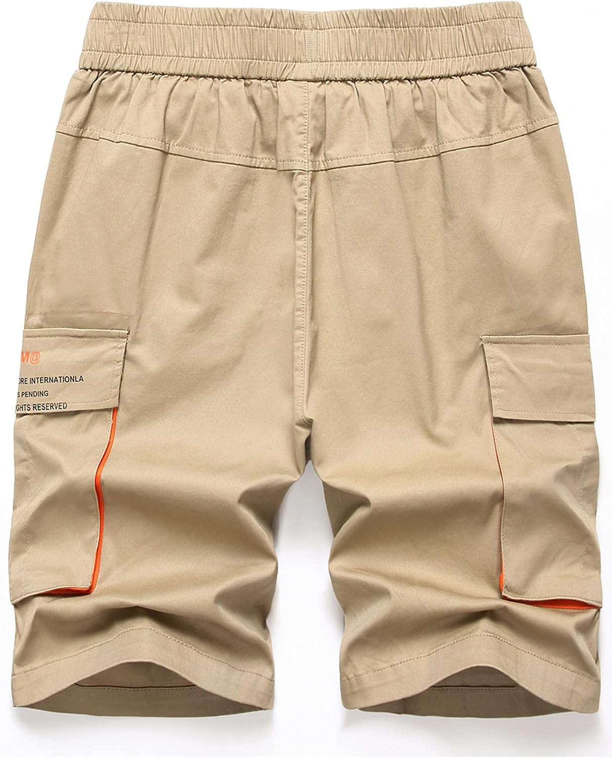 LOKTARC Boys Cargo Shorts Elastic Waist Multi Pocket Contrast Summer Shorts