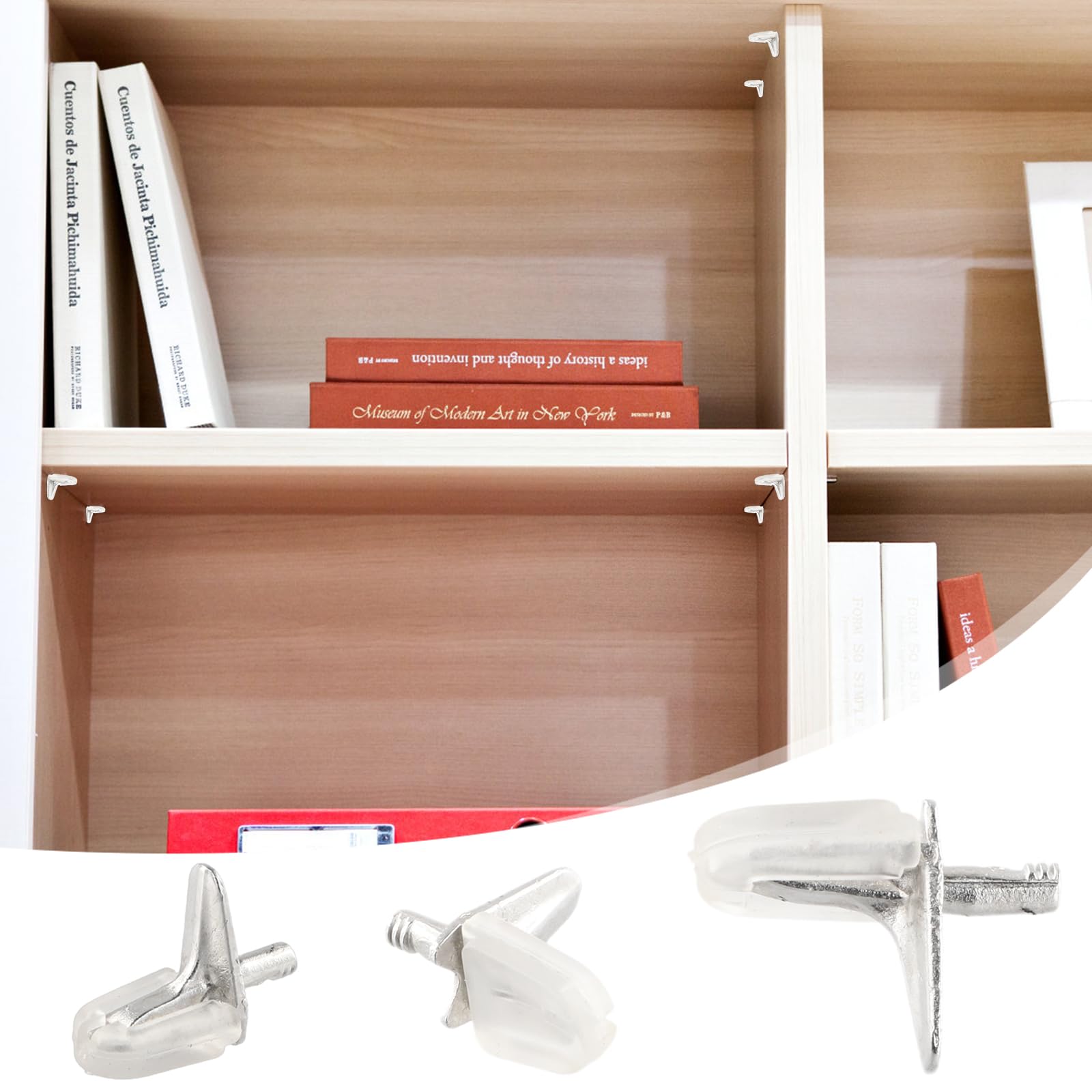 LOT DE 30 Chevilles De Support D'étagère En Plastique