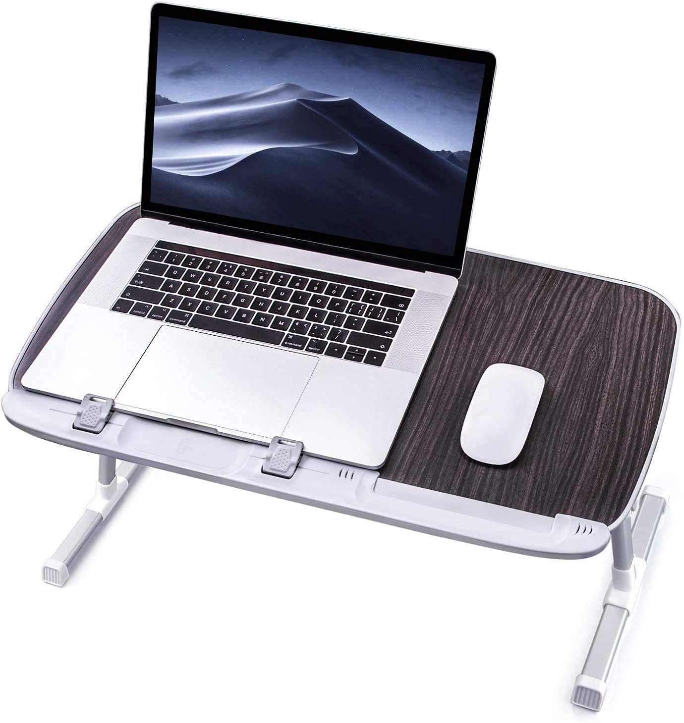 Laptop Desk for Bed, TaoTronics Lap Desks Bed Trays for Eating and Laptops Stand Lap Table, Adjustable Computer Tray for Bed, Foldable Bed Desk for Laptop