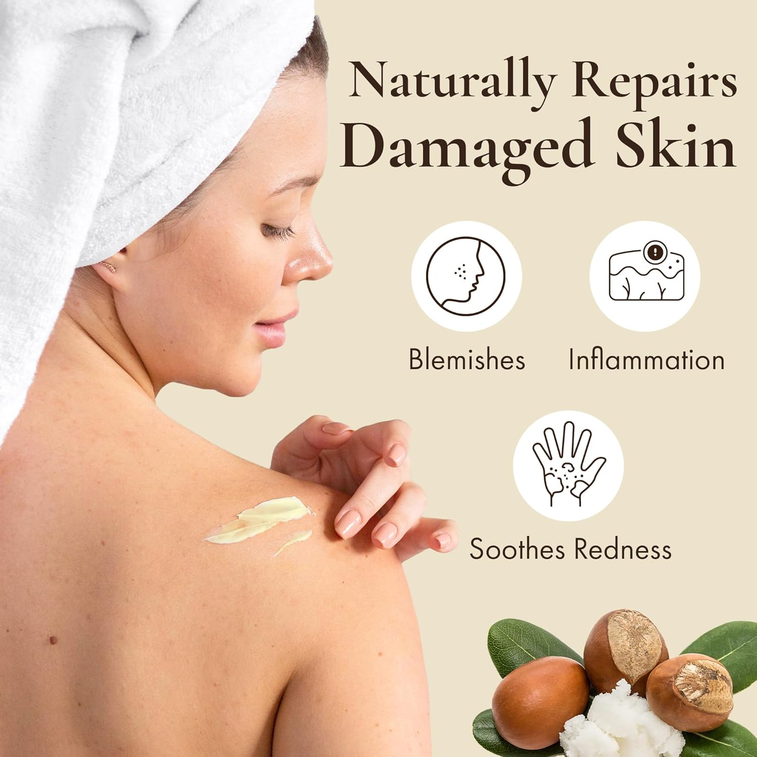 HalalEveryDay 28 oz Ivory Shea Butter- 100% Pure All Natural- Unrefined Organic Raw from Ghana- Raw African Shea Butter, Perfect for Skin, Face, Body, Hair Growth - Image 5