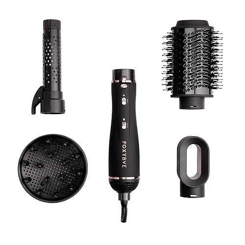 Foxybae Super Styler – 4-in-1 Blow-Dryer Brush Set - Diffuser,