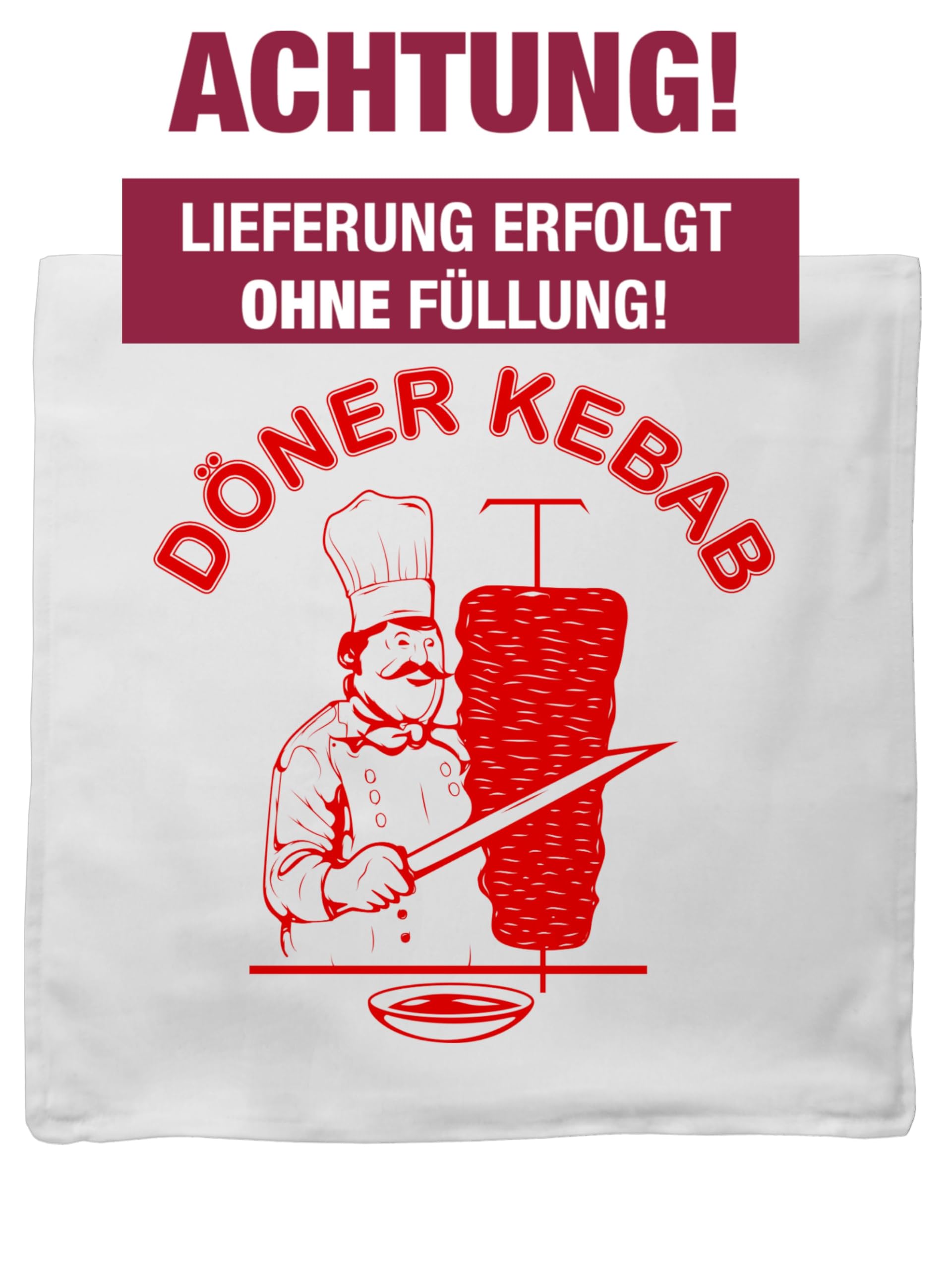 Baumwolltasche Mit Döner Kebab Logo – Witzig Für Karneval, Festival Oder Als Geschenk