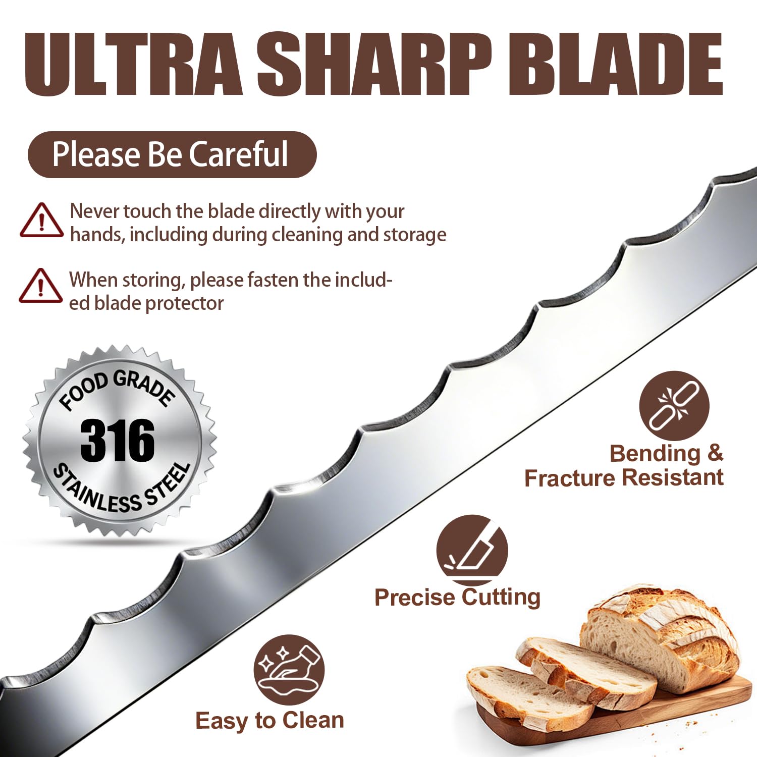 Adjustable Bread Slicer - Perfect Slices Every Time -3