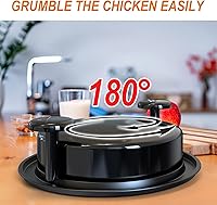 Vista 2 de NeuerWall Trituradora de pollo, máquina trituradora de carne, herramienta de cocina, trituradora de pechuga de pollo, trituradora de carne